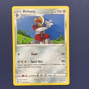 Bisharp Pokémon card 104/163